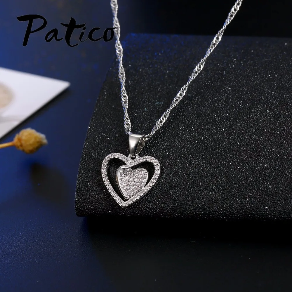Wedding Jewelry Sets For Brides Fine Silver Drop Crystal Earrings Necklace Wedding Jewelry Genuine 925 Sterling Silver