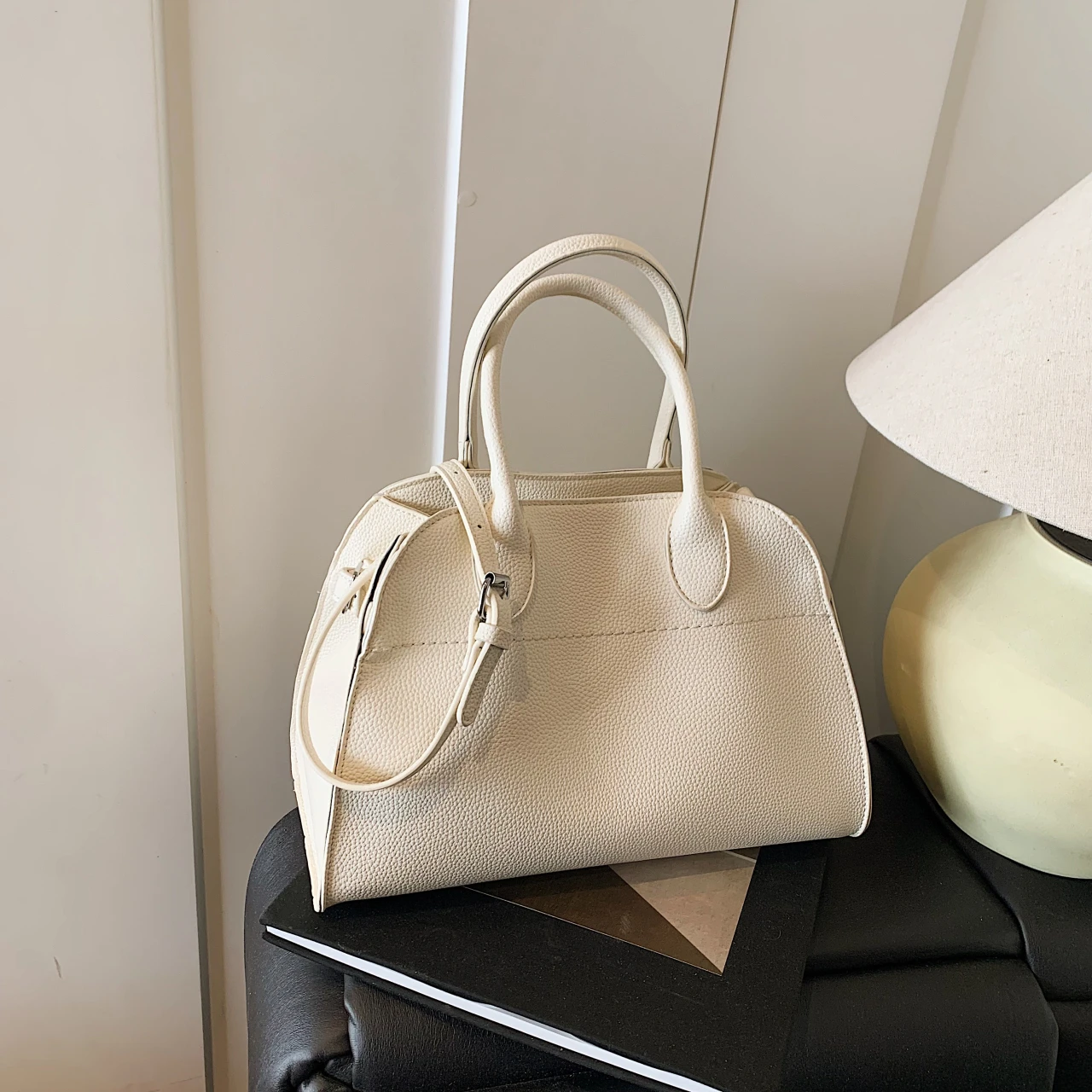 2025 Designer Handbags Luxury Top-handle Bags For Women Lychee Pattern Big Capacity Shopper Shoulder Crossbody Bags With 2 Sizes - Image 13