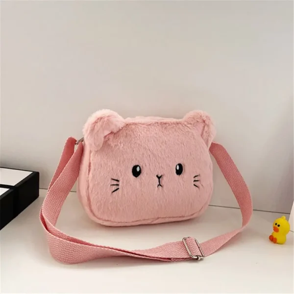 Children's Handbags Cute Shoulder Bag Cartoon Cat Soft  Bag Messenger Small Bags