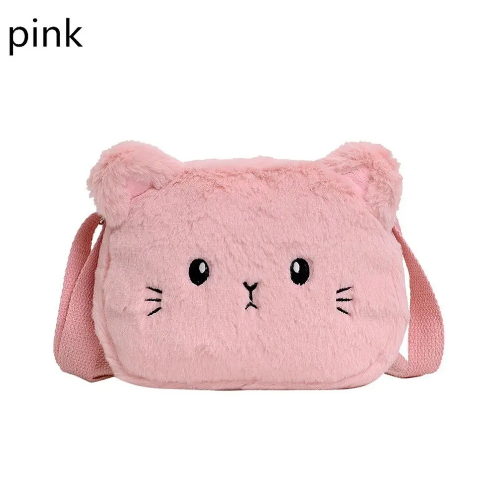 Children's Handbags Cute Shoulder Bag Cartoon Cat Soft Bag Messenger Small Bags - Image 9