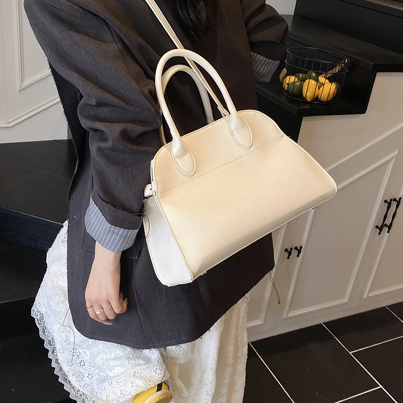 2025 Designer Handbags Luxury Top-handle Bags For Women Lychee Pattern Big Capacity Shopper Shoulder Crossbody Bags With 2 Sizes - Image 3