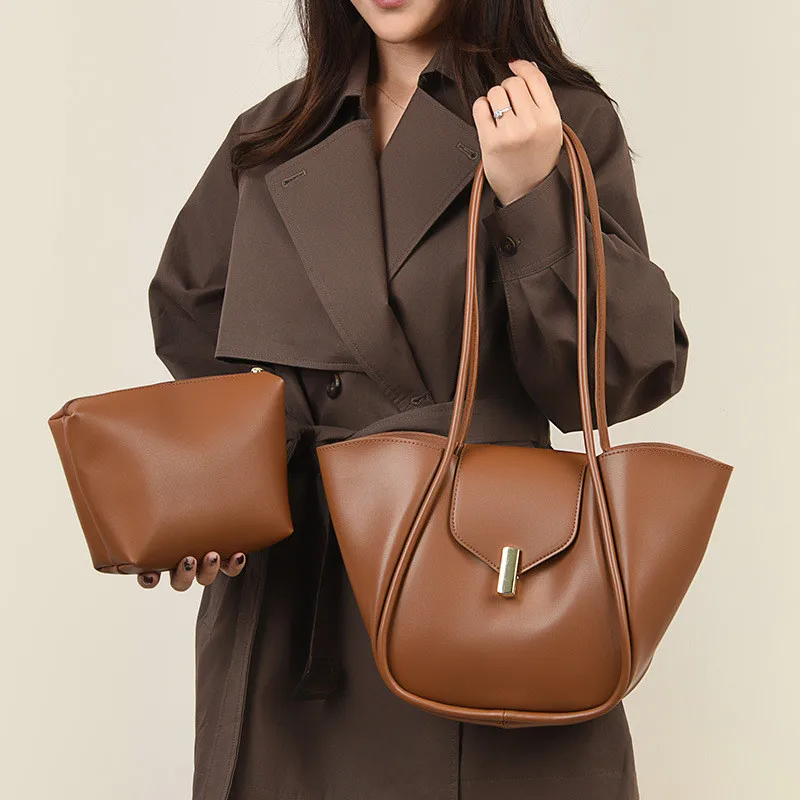 Women’s Large Capacity Tote Bag Professional Work Handbag Shoulder Bag with Spacious Interior, Synthetic Purse for Office Travel
