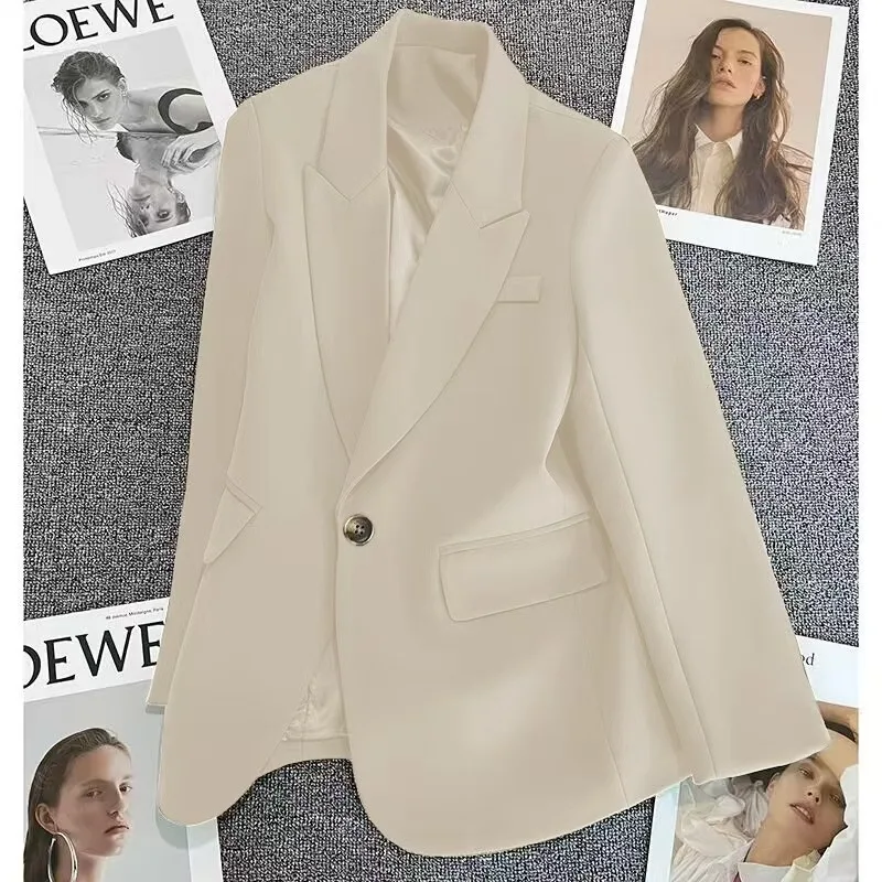Women’s Suits for Spring Autumn New Style One-button Fashion Versatile Suits Blazers