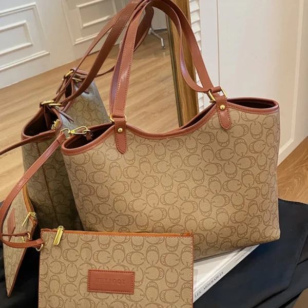 Elegant Women's Handbags With Geometric Patterns, Women's Tote Bags That Can Be Worn On The Shoulder Or Across The Body Trend