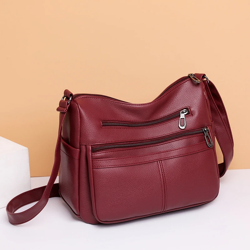 Handbags Women’s Bag and Designer Multi-pocket Crossbody Shoulder Bag For Women 2023 SacHigh Quality Soft Leather Luxury Purses