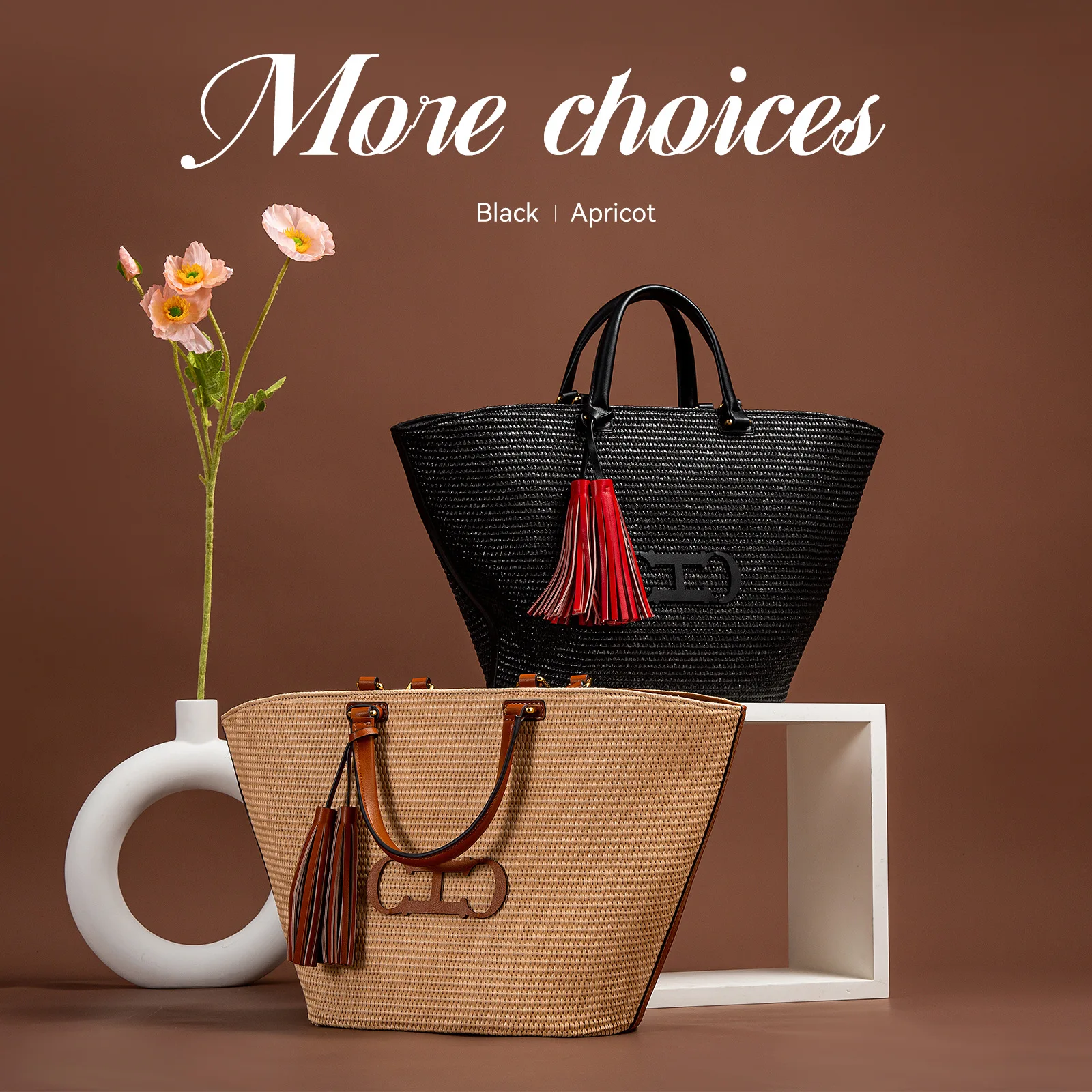 Women’s New Large Capacity Handbag Fashionable Classic Handwoven Multi Functional 2024 Handbag