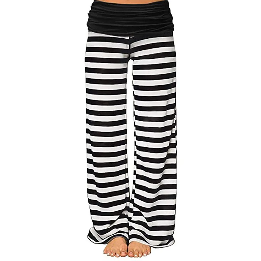 Europe And The United States Autumn And Winter Women’s Casual Pants Printed Pants Loose Opening Season Halloween Daily Wear