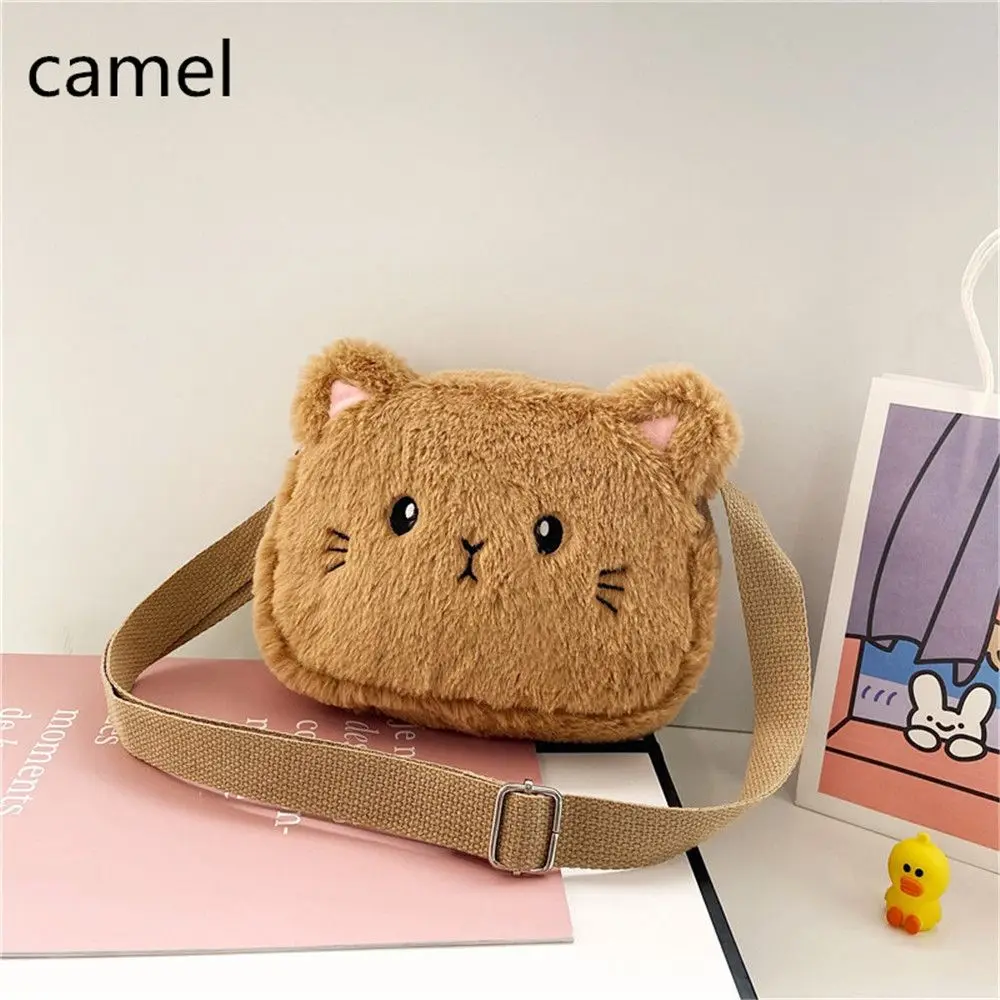 Children's Handbags Cute Shoulder Bag Cartoon Cat Soft Bag Messenger Small Bags - Image 10