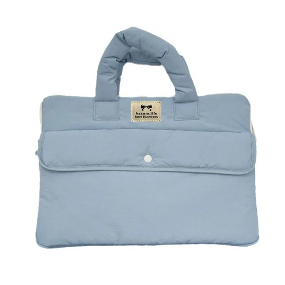 Handbags 15.6inch Portable Laptop Bags Bow with Handle Laptop Case Cute Soft Material Notebook Sleeve Women's Bag - Image 7