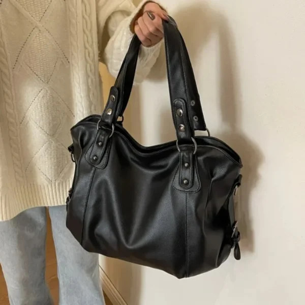 Female Handbag Large Capacity Shoulder Bags Big Stylsih Tote Bag Ladies Soft Leather  Messenger Bags Women