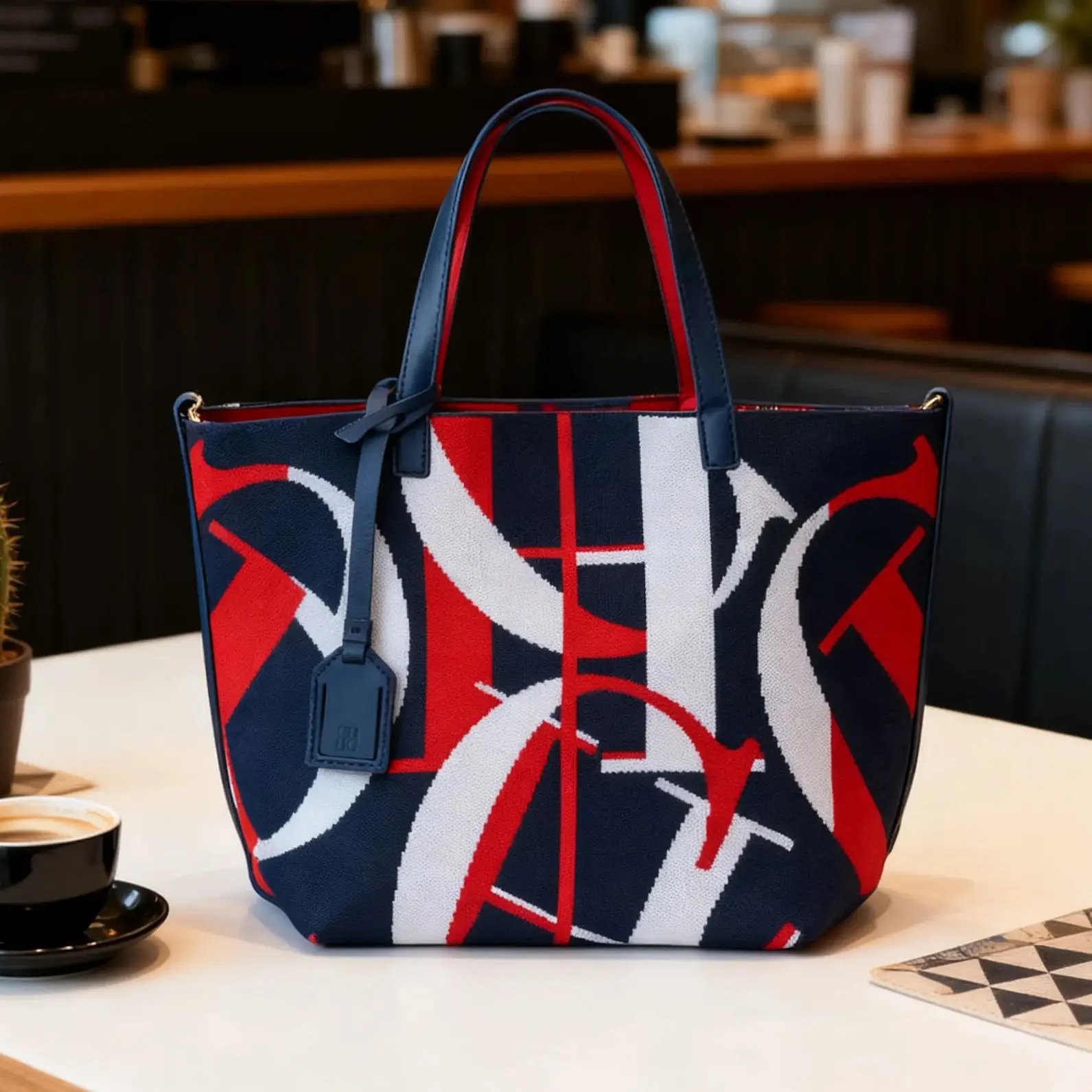 CH Women’s Handbag Retro Design Large Capacity Fashionable Shopping Bag Multifunctional Holiday Essential Women’s Bucket Bag